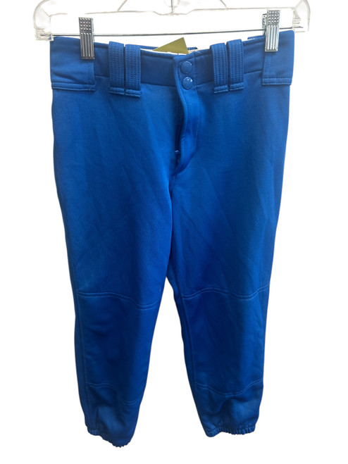 Used Mizuno BELTED CLOSED BOTTOM BB/SB Pant Womens Royal Blue XS 11862-S000091315 Vist Large View of Product Image Which is Used Mizuno BELTED CLOSED BOTTOM BB/SB Pant Womens Royal Blue XS
