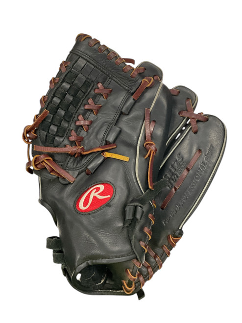 Vist Large View of Product Image Which is Used Rawlings GAMER SOFTBALL BB/SB Glove RH Throw Black 12 1/2"