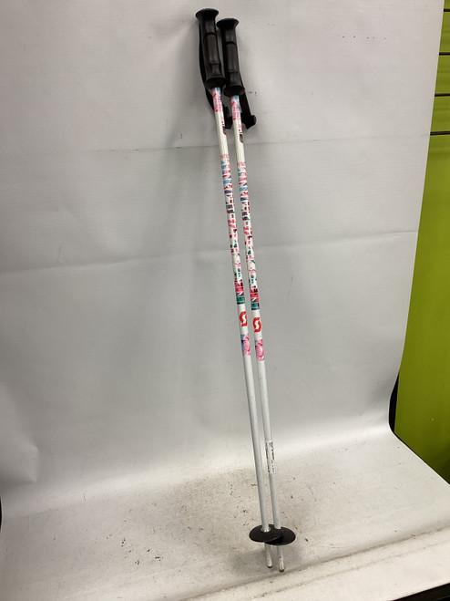 Vist Large View of Product Image Which is Used Scott JR SERIES Girls DH Ski Pole White 100 cm / 40 in