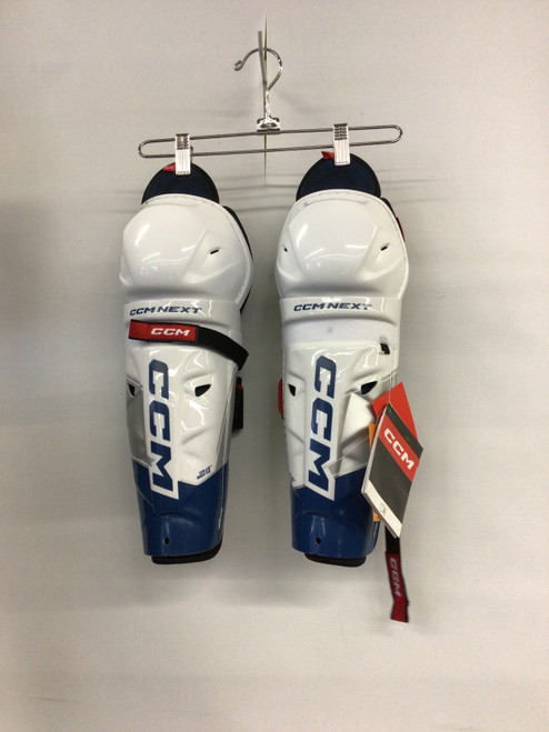 Vist Large View of Product Image Which is New CCM NEXT SHIN GUARD JR 13"