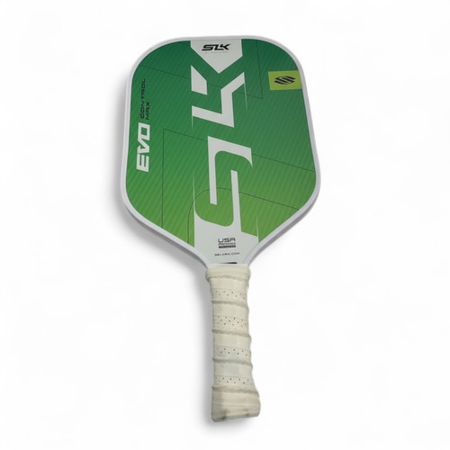 Vist Large View of Product Image Which is Used Selkirk EVO CONTROL MAX Pickleball Racquet Green