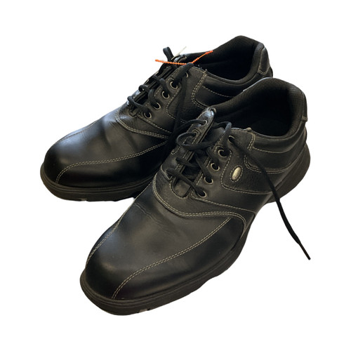 Vist Large View of Product Image Which is Etonic Mens Golf Shoes Black Senior 9