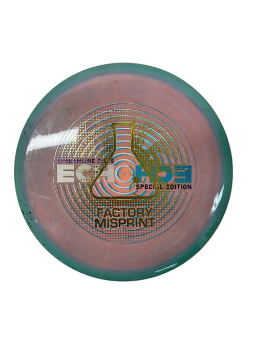 Vist Large View of Product Image Which is Used Streamline FACTORY MISPRINT SE ECHO 172g Disc Golf Mid Range - Pink Swirl