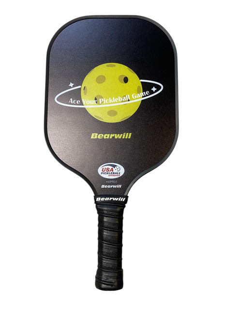 Vist Large View of Product Image Which is Used BEARWILL PICKLEBALL SET Pickleball Racquet Black