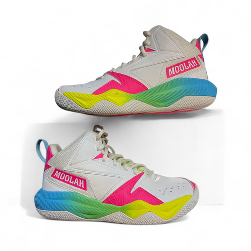 Used Moolah Basketball Shoes Size 4 11873-S000224568 Vist Large View of Product Image Which is Used Moolah Basketball Shoes Size 4