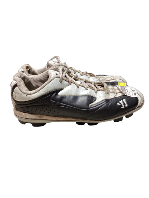 Vist Large View of Product Image Which is Used Warrior LAX Cleats Boys Navy Blue Junior 05.5