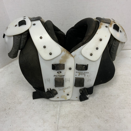 Vist Large View of Product Image Which is Used PRO TEAM PRO 44 XL FB Shoulder Pads Black XL