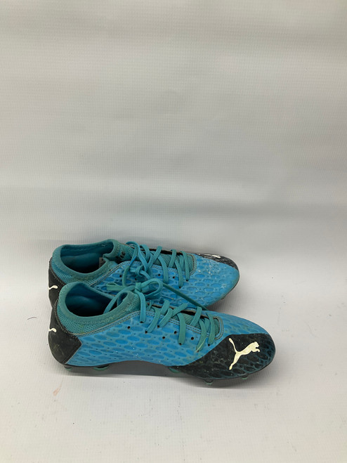 Vist Large View of Product Image Which is Used Puma Soccer Cleats Carolina Blue Senior 7