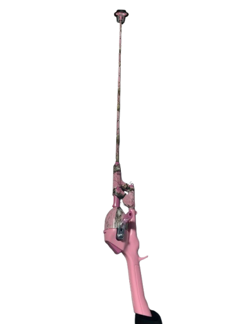 Vist Large View of Product Image Which is Used REALTREE PINK CAMO FISHING ROD Rod and Reel Combo
