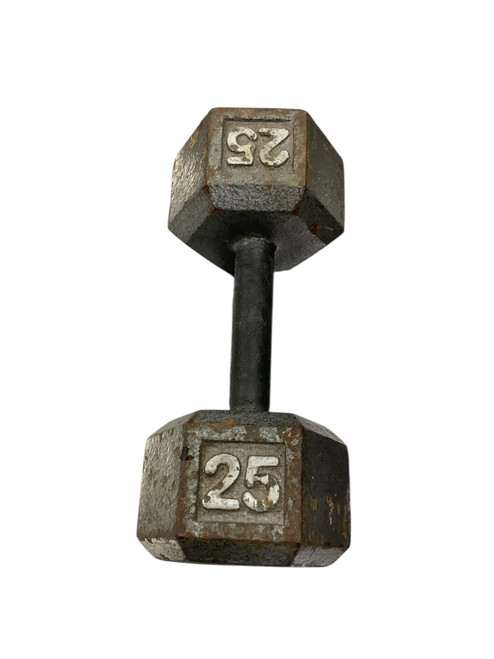 Vist Large View of Product Image Which is Used Hex Dumbbell (Each) 25 lb