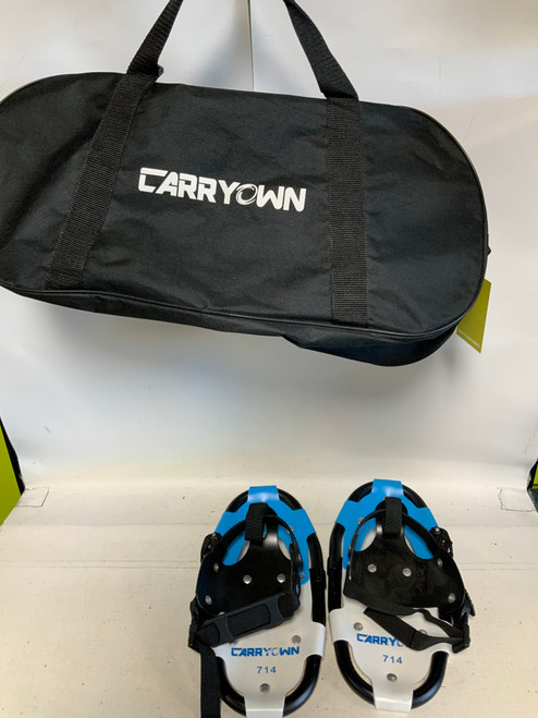 Vist Large View of Product Image Which is Used CARRYOWN 714 Snowshoes Boys Carolina Blue 14"