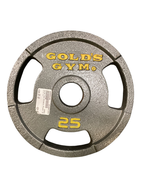Vist Large View of Product Image Which is Used Golds Gym Olympic Plate (Each) 25 lb
