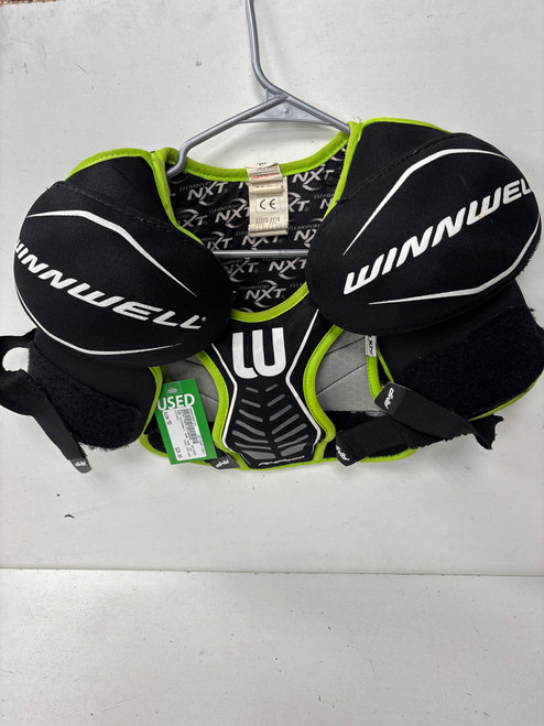 Vist Large View of Product Image Which is Used WinnWell AMP 500 Junior Shoulder Pads MD
