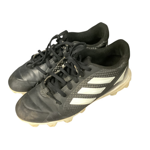 Vist Large View of Product Image Which is Used Adidas BASEBALL CLEAT BB/SB Cleats Black Youth 06.0
