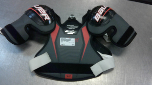 Vist Large View of Product Image Which is Used Bauer LIL SPORT Youth Shoulder Pads SM