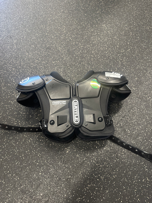 Used Battle Sports PHANTOM YTH FB Shoulder Pads Black MD 11726-S000287799 Vist Large View of Product Image Which is Used Battle Sports PHANTOM YTH FB Shoulder Pads Black MD