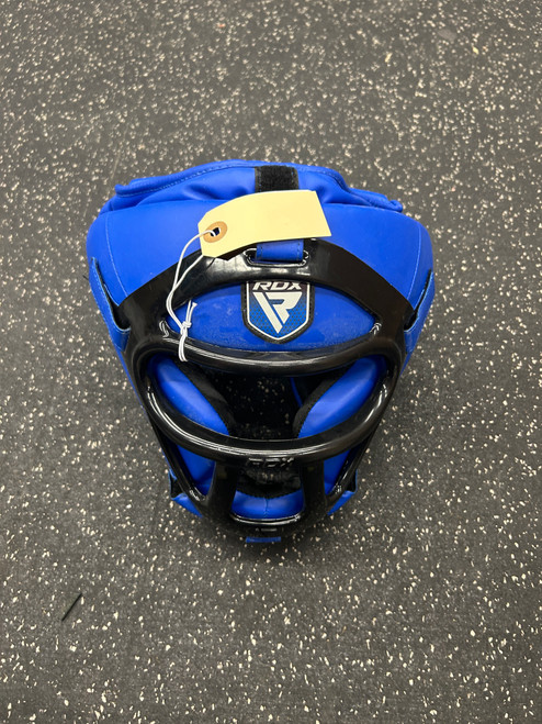 Vist Large View of Product Image Which is Used Boxing Headgear Royal Blue