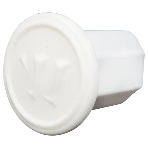 Vist Large View of Product Image Which is Warrior End Cap White #EC3