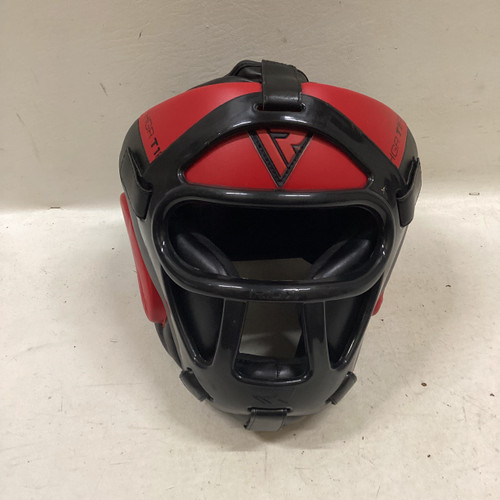 Vist Large View of Product Image Which is Used Boxing Headgear Black And Red