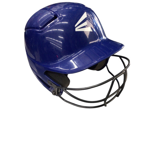 Vist Large View of Product Image Which is Used Easton ALPHA Batting Helmet w/Mask Navy Blue LG
