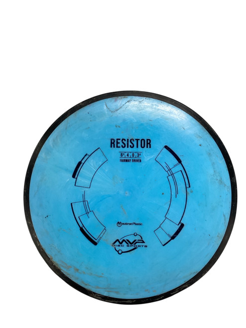 Used MVP RESISTOR Disc Golf Driver Carolina Blue 11842-S000222547 Vist Large View of Product Image Which is Used MVP RESISTOR Disc Golf Driver Carolina Blue