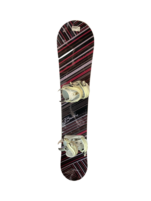 Vist Large View of Product Image Which is Used Burton FEATHER Womens Board/Bindings Purple 149 cm