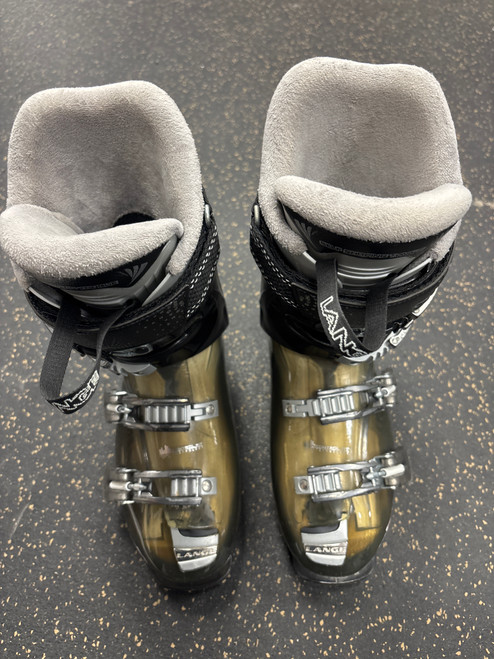 Vist Large View of Product Image Which is Used Lange DELIGHT 80 Womens DH Ski Boot Black 255 MP - M07.5 - W08.5