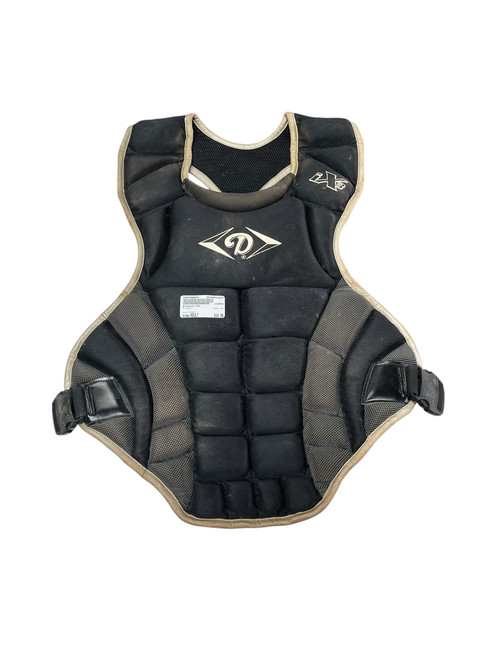 Vist Large View of Product Image Which is Used Diamond IX3 Catchers Chest Protector Black Adult