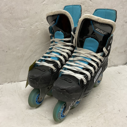 Vist Large View of Product Image Which is Used Bauer RSX Roller Hockey Skates Black Senior 7