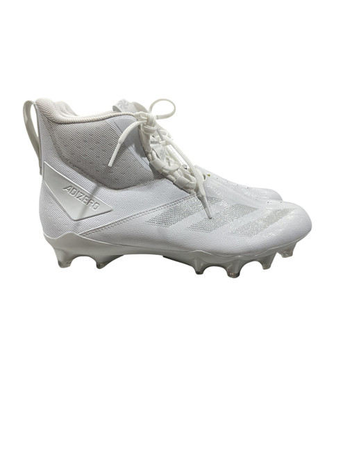 Vist Large View of Product Image Which is Used Adidas Adult FB Cleats White Senior 11.5
