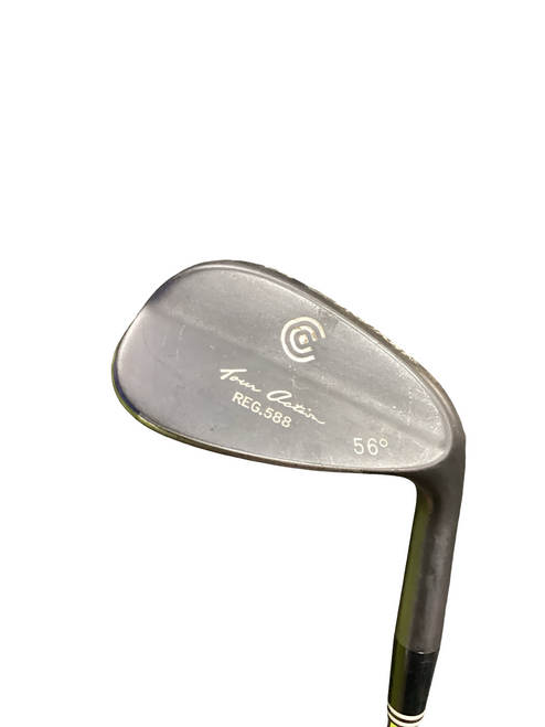 Used Cleveland 558 TOUR ACTION Golf Wedge Mens RH 56 Degree 11613-S000169766 Vist Large View of Product Image Which is Used Cleveland 558 TOUR ACTION Golf Wedge Mens RH 56 Degree