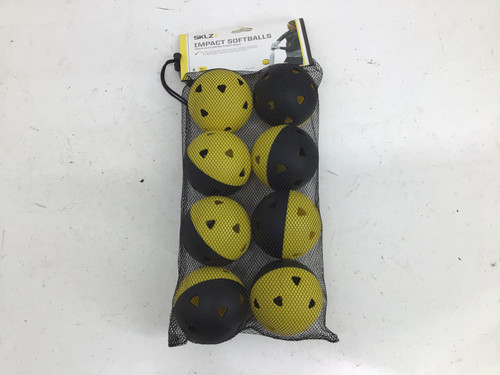 Vist Large View of Product Image Which is Used SKLZ 8PK IMPACT SOFTBALLS BB/SB Training Aid