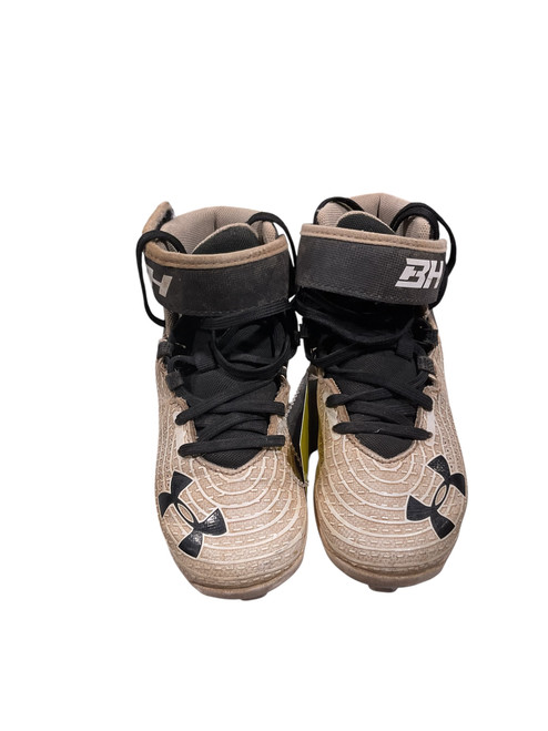 Vist Large View of Product Image Which is Used Under Armour BH BB/SB Cleats Black Junior 01