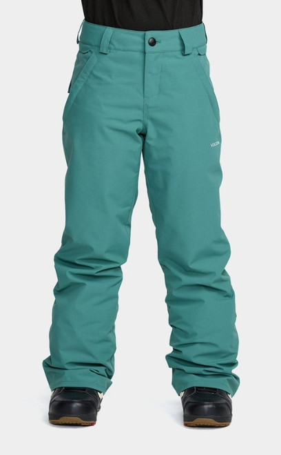 Vist Large View of Product Image Which is New VOLCOM GIRLS FROSTIQUE INSULATED PANT SPRUCE GREEN MD