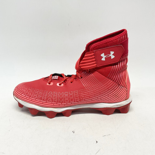 Used Under Armour HIGHLIGHT FRANCHISE Adult FB Cleats Red Senior 8 11805-S000069113 Vist Large View of Product Image Which is Used Under Armour HIGHLIGHT FRANCHISE Adult FB Cleats Red Senior 8