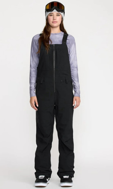 Vist Large View of Product Image Which is New VOLCOM WOMEN'S SWIFT BIB OVERALL BLACK XL