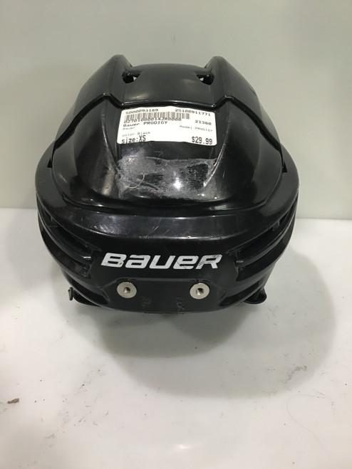 Vist Large View of Product Image Which is Used Bauer PRODIGY Hockey Helmet Only Black XS