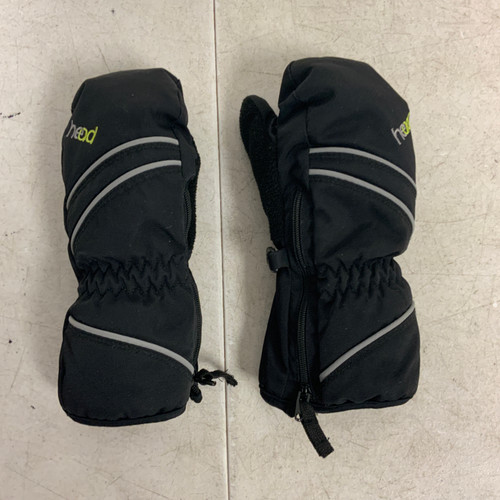 Used Head Outerwear Boys Gloves Black SM 11762-S000069893 Vist Large View of Product Image Which is Used Head Outerwear Boys Gloves Black SM