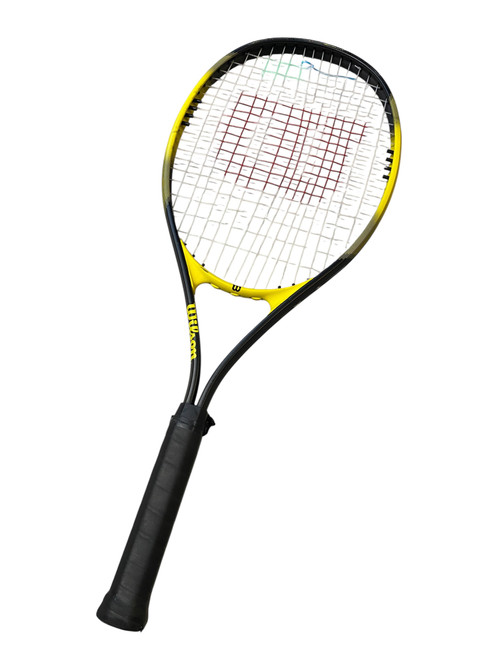 Used Wilson ENERGY XL Adult Tennis Racquet Yellow 3 3/8" 11706-S000365401 Vist Large View of Product Image Which is Used Wilson ENERGY XL Adult Tennis Racquet Yellow 3 3/8"