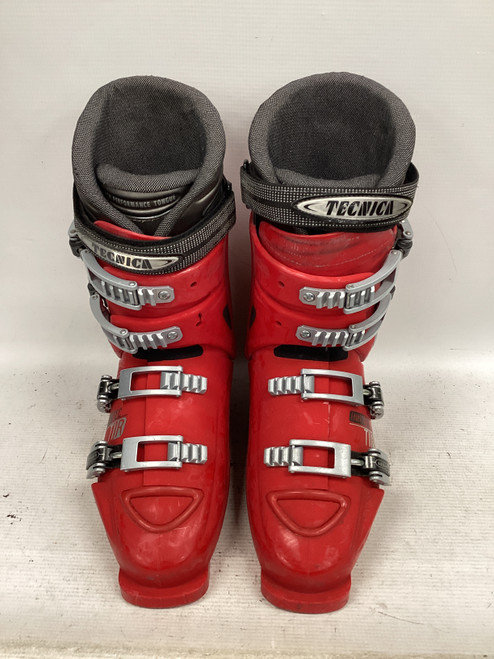 Vist Large View of Product Image Which is Used Tecnica INNOTEC TIR Mens DH Ski Boot Red 270 MP - M09 - W10