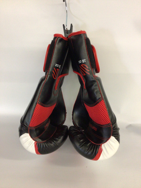 Vist Large View of Product Image Which is Used Sanabul Boxing Gloves Black Senior