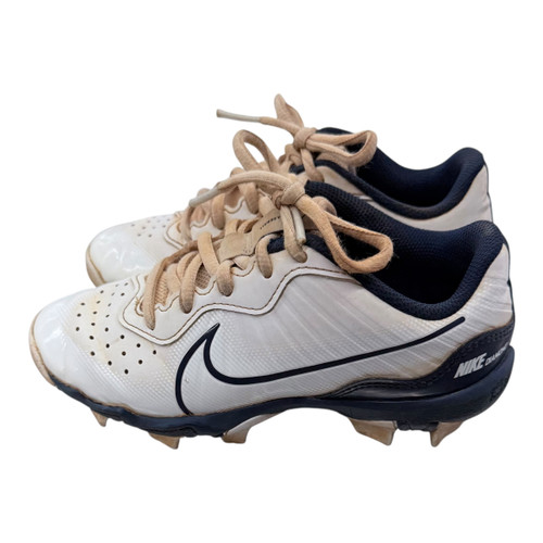 Vist Large View of Product Image Which is Used Nike FASTFLEX BB/SB Cleats White Junior 01.5
