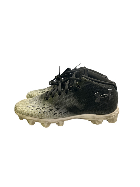 Vist Large View of Product Image Which is Used Under Armour Adult FB Cleats Black Senior 8.5
