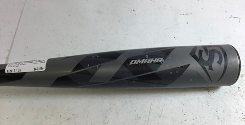 Vist Large View of Product Image Which is Used Louisville Slugger OMAHA BB/SB USA 2 5/8 Bat 31"
