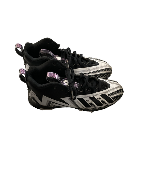 Vist Large View of Product Image Which is Used Adidas Jr FB Cleats Black Junior 04
