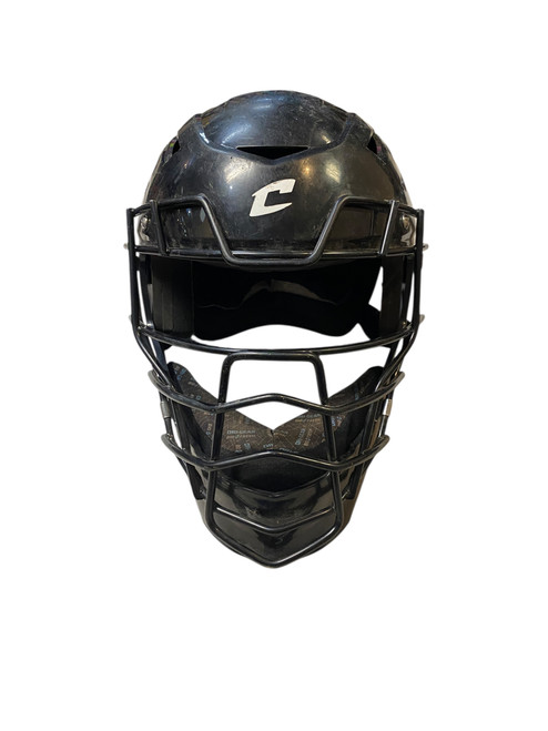 Vist Large View of Product Image Which is Used Champro AIR TECH Catchers Helmet w/Mask Black LG