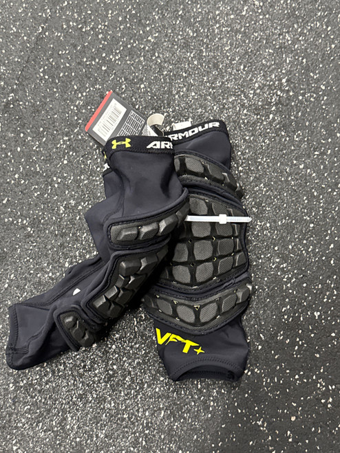 Used Under Armour NFT+ Lacrosse Arm Pads/Guards Black LG 11726-S000287837 Vist Large View of Product Image Which is Used Under Armour NFT+ Lacrosse Arm Pads/Guards Black LG