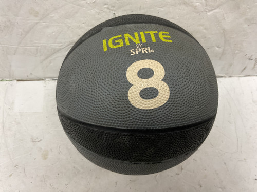 Vist Large View of Product Image Which is Used SPRI IGNITE Medicine Ball Black 8 lb