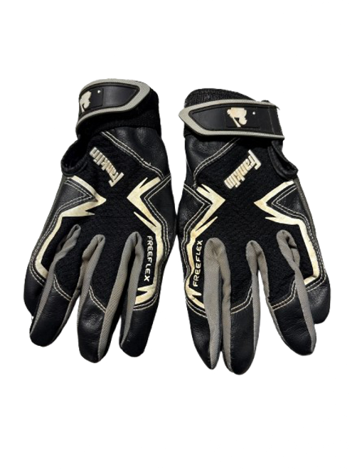 Vist Large View of Product Image Which is Used Franklin BB/SB Batting Gloves Black XXS