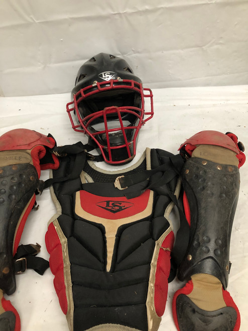 Vist Large View of Product Image Which is Used Louisville Slugger COMPLETE SET 9-12 Catchers Equipment Other